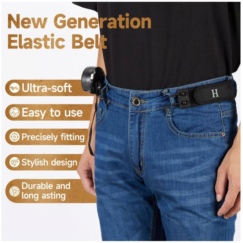 🔥 2026 Upgrade NoBuckle Pro | Buckle-Free, Slim, Comfort Waistband for Men & Women