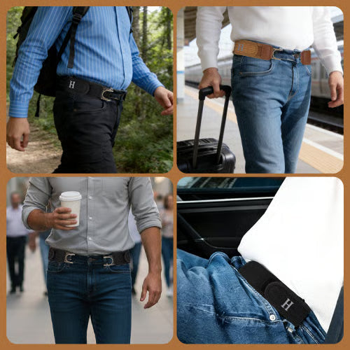 🔥 2026 Upgrade NoBuckle Pro | Buckle-Free, Slim, Comfort Waistband for Men & Women