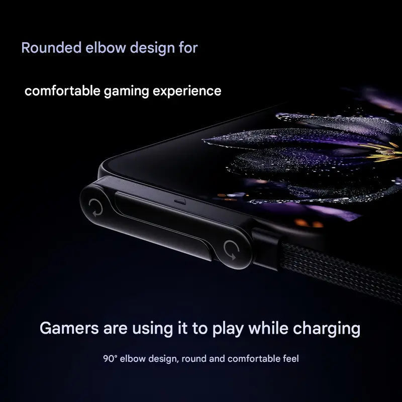 ⚡ JAXVOLT 240W Super Fast Charging Cable 2-in-1 with Phone Stand
