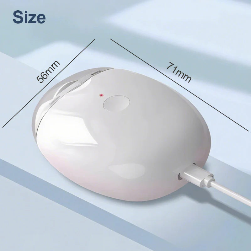 🎉Auto Gentle Filing 360° Electric Nail Clipper, Safe Automatic Nail Trimmer for Baby, Kids & Adults, Rechargeable Nail File with Anti-Splash Design for Home Use