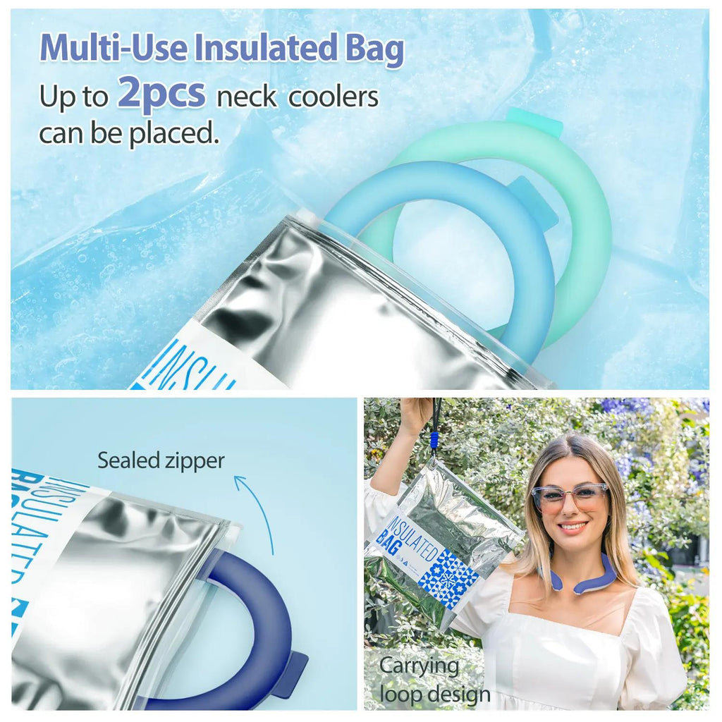 💦 Reusable Neck Cooling Tube | Beat the Heat Anywhere You Go! ☀️🧊 Wearable Body Cooler❄️