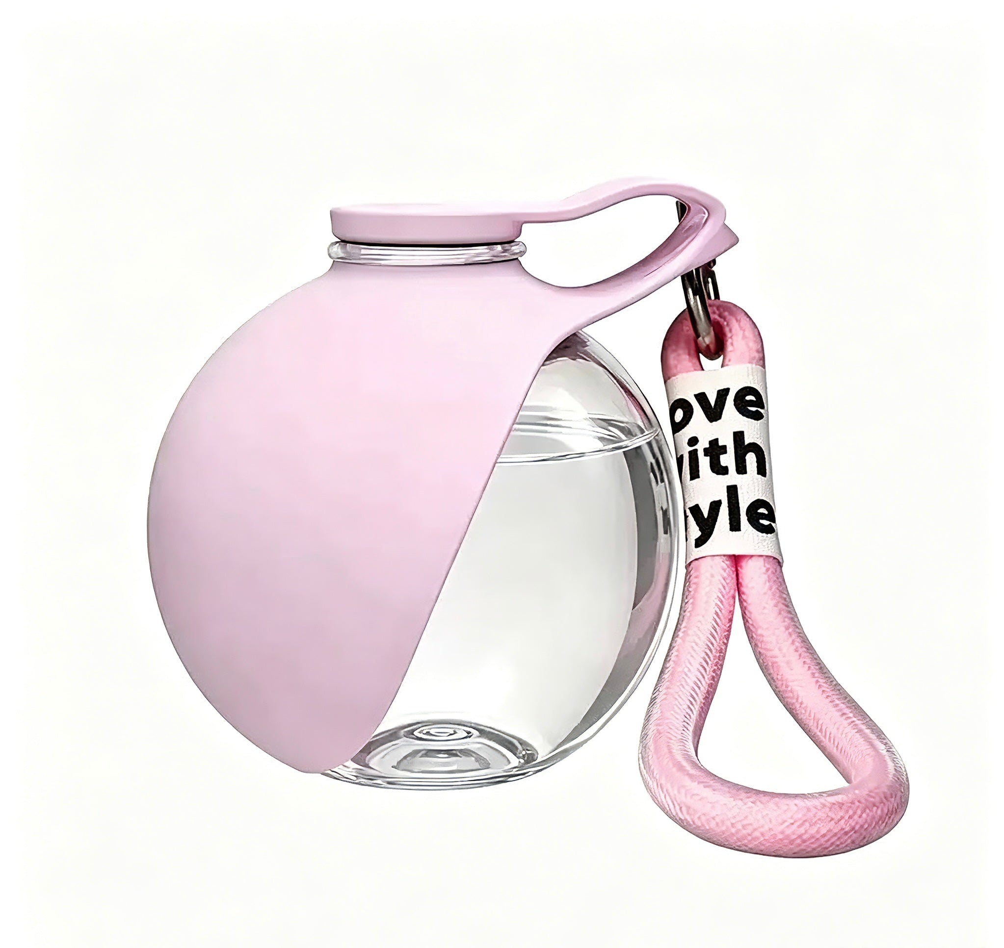 ✨ 285ml Xiaoman Pet Water Bottle | 304 Stainless Steel Leak-Proof Travel Water Bottle with Foldable Silicone Bowl & Lanyard for Outdoor Adventures 🐶