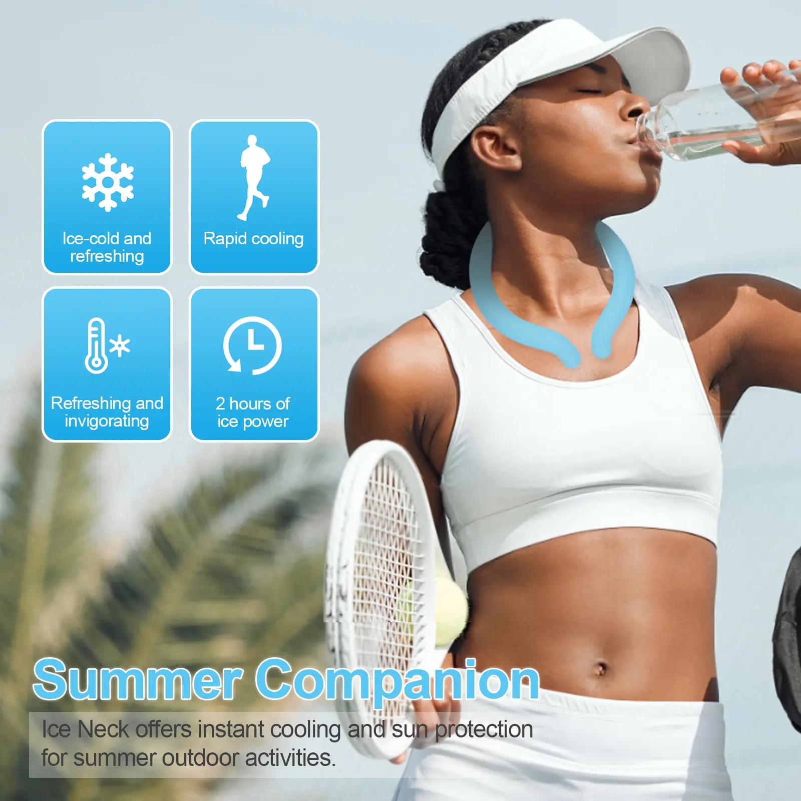 💦 Reusable Neck Cooling Tube | Beat the Heat Anywhere You Go! ☀️🧊 Wearable Body Cooler❄️