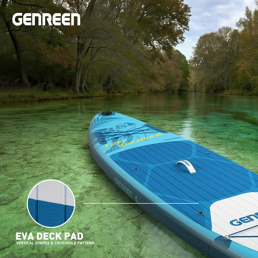 ⏰Limited Time: 50% OFF🌊 Inflatable Stand Up Paddle Board | Complete SUP Kit For Water Adventures