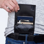 ⏰Limited-time Offer🔒 Hidden Anti-Theft Waist Pouch, Ultra Slim Travel Belt Wallet, Invisible Money Belt for Men & Women