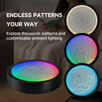 ⏰Limited Time: 50% OFF🌌 RGB Moving Sand Art Lamp | Automatic 3D Flowing Sandscape LED Ambient Light For Desk Decor & Gifts