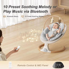 ⏰Flash Sale👶Multi‑Function Baby Electric Swing | Bluetooth Music Remote Control Infant Rocker Chair
