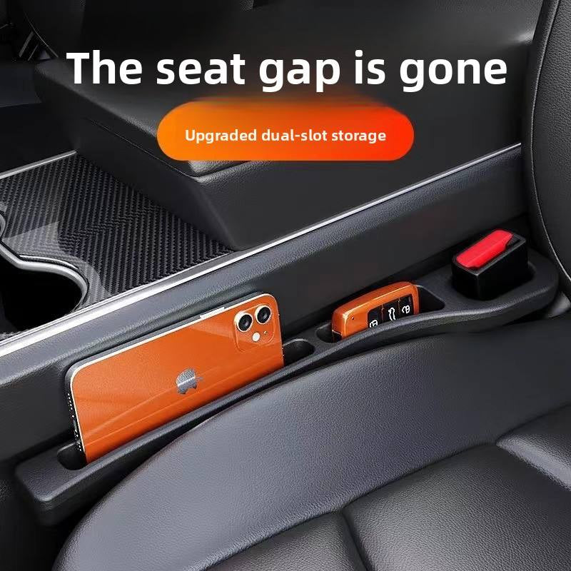 2Pcs Universal Car Seat Gap Filler 🚗 | Stop Dropping Phones, Keys & Coins! | Car Interior Organizer & Leak-Proof Gap Plug