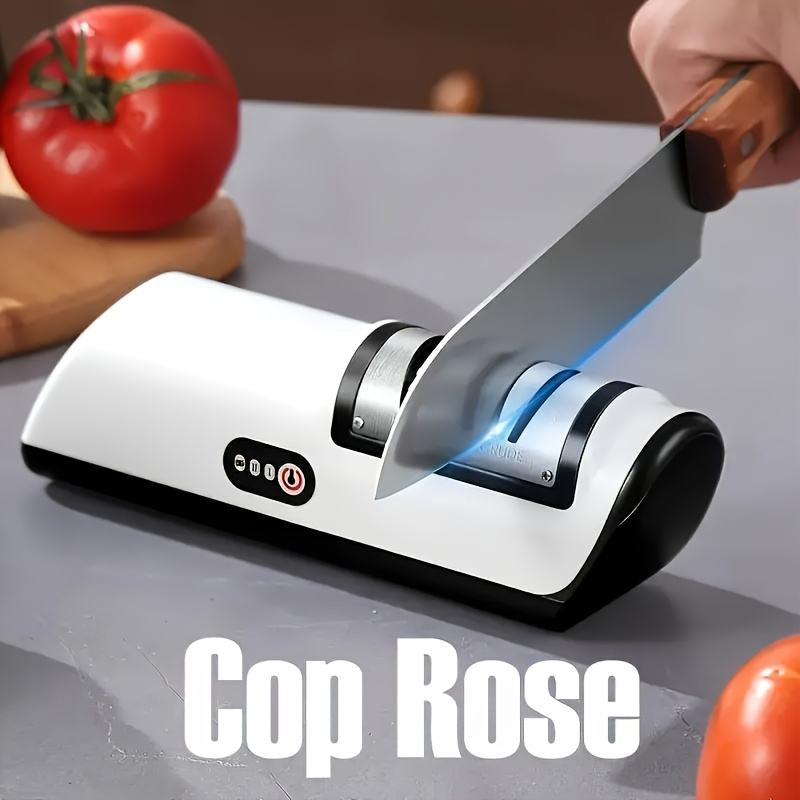 ⚡Portable Electric Blade Sharpener | Multi-functional Household Knife Grinding Tool🗡️