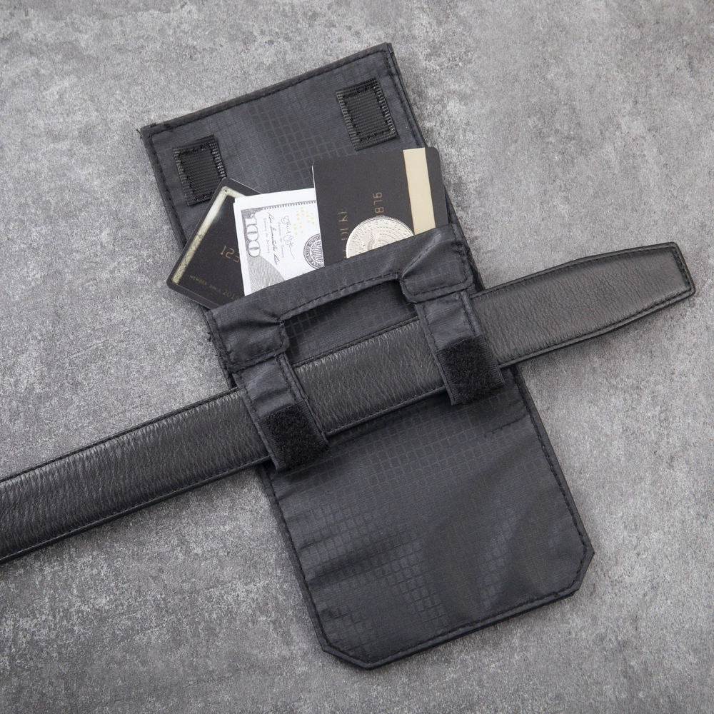 ⏰Limited-time Offer🔒 Hidden Anti-Theft Waist Pouch, Ultra Slim Travel Belt Wallet, Invisible Money Belt for Men & Women