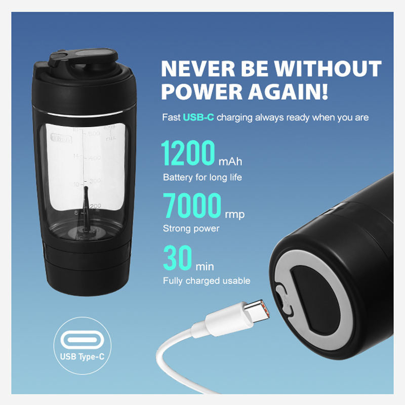 💪Electric Protein Shaker Bottle | Auto Mix Smoothies & Shakes🥤