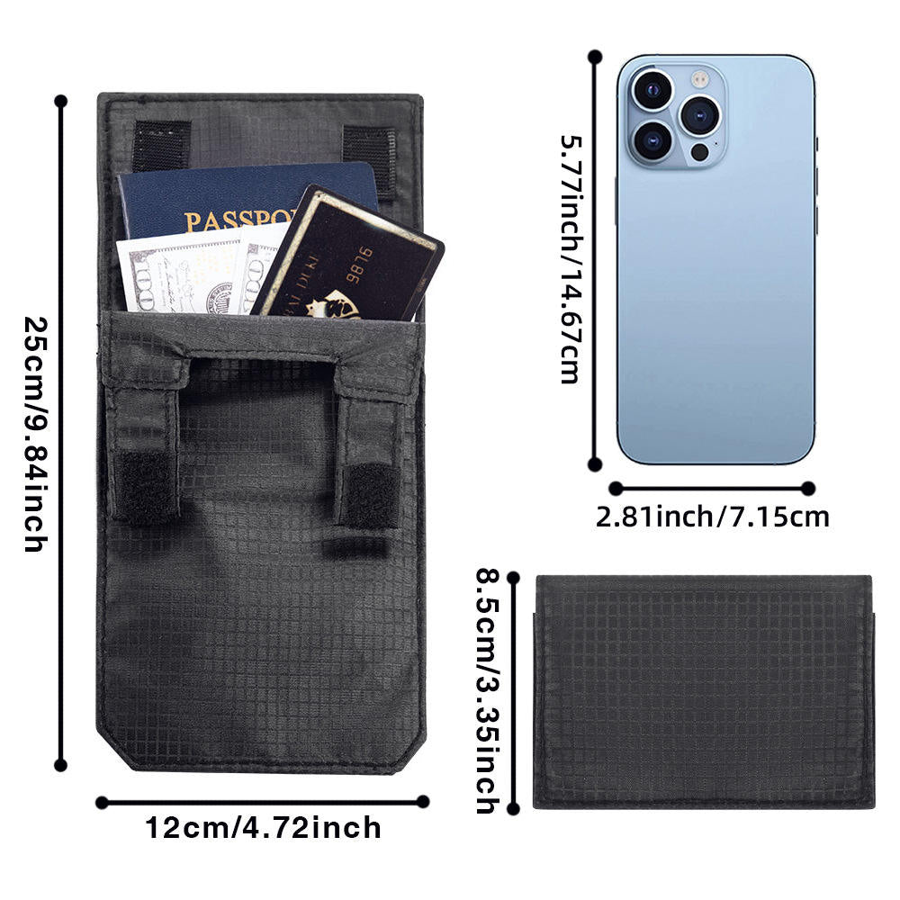 ⏰Limited-time Offer🔒 Hidden Anti-Theft Waist Pouch, Ultra Slim Travel Belt Wallet, Invisible Money Belt for Men & Women