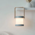 ✨ Tragbare faltbare LED-Touch-Lampe | Wiederaufladbares Nachtlicht mit Holzgriff für Zuhause & unterwegs 🌙