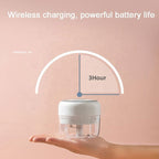 🧄Elektrischer Mini-Zerkleinerer ⚡ USB wiederaufladbarer kabelloser Knoblauchhacker🚀