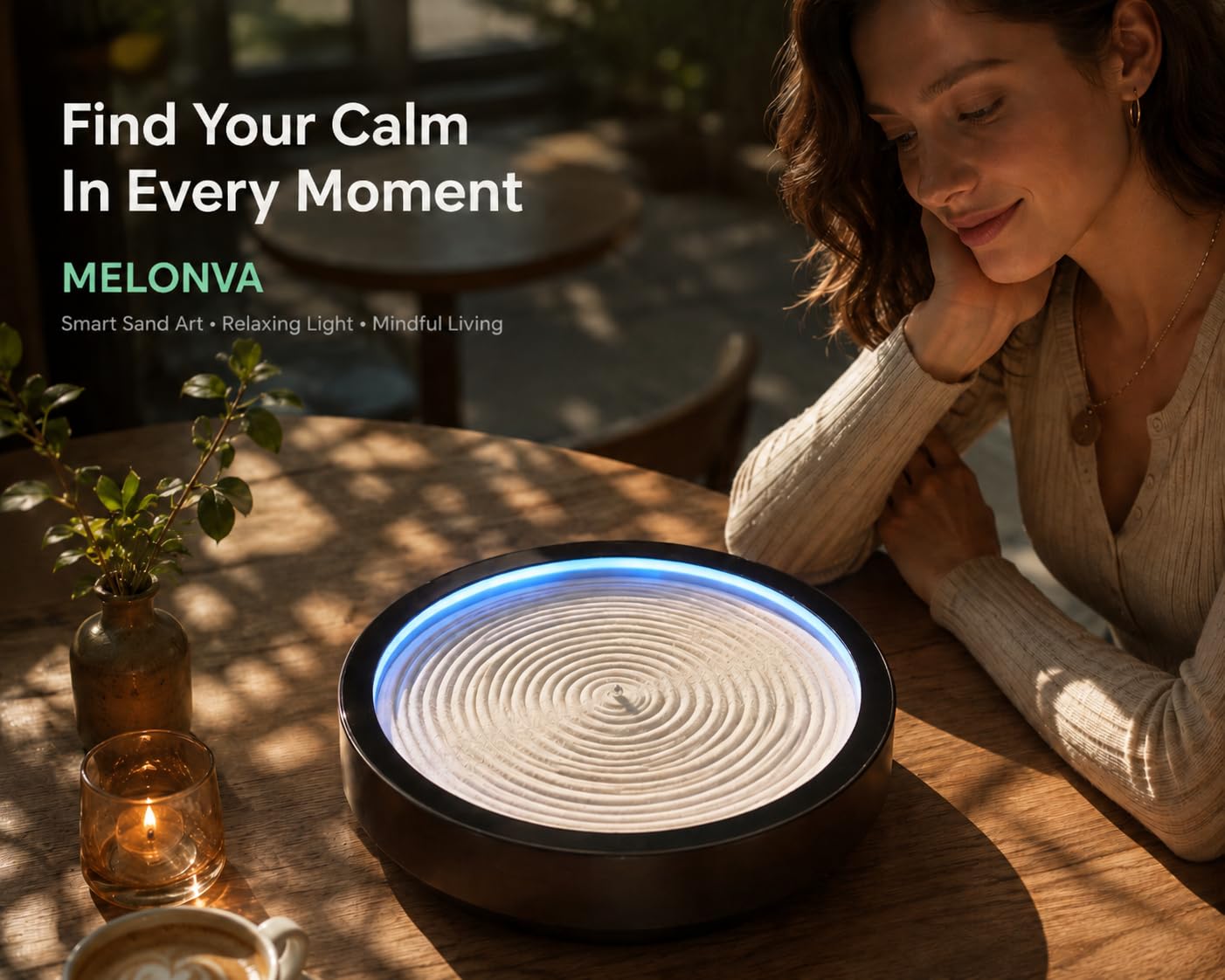 ⏰Limited Time: 50% OFF🌌 RGB Moving Sand Art Lamp | Automatic 3D Flowing Sandscape LED Ambient Light For Desk Decor & Gifts