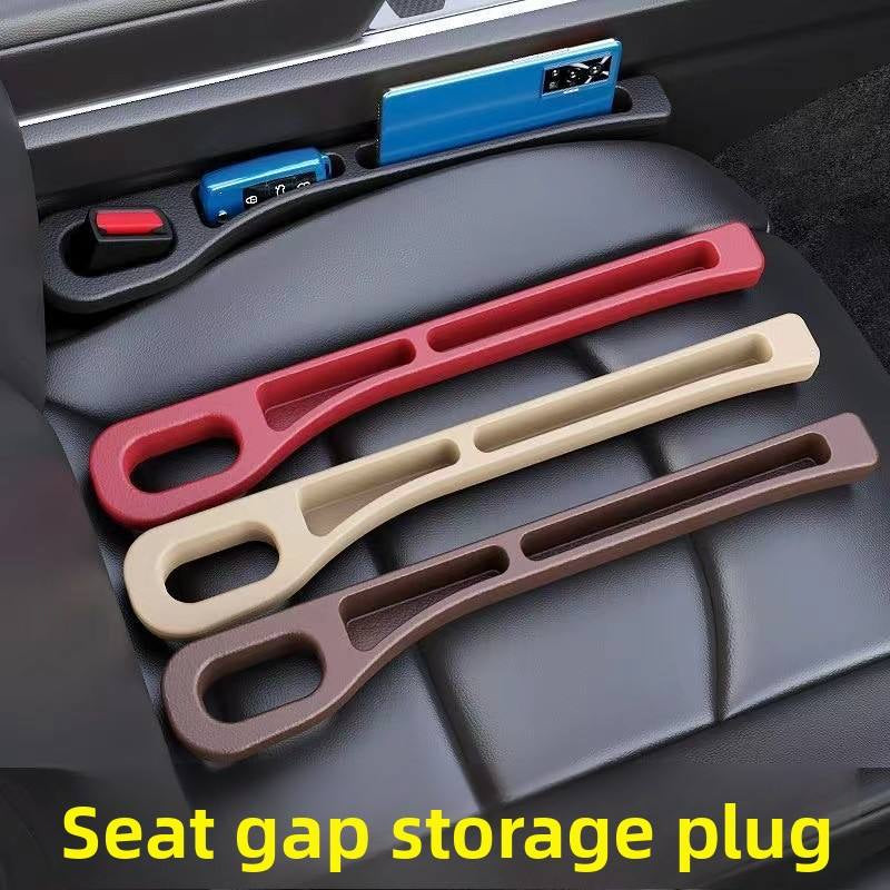 2Pcs Universal Car Seat Gap Filler 🚗 | Stop Dropping Phones, Keys & Coins! | Car Interior Organizer & Leak-Proof Gap Plug