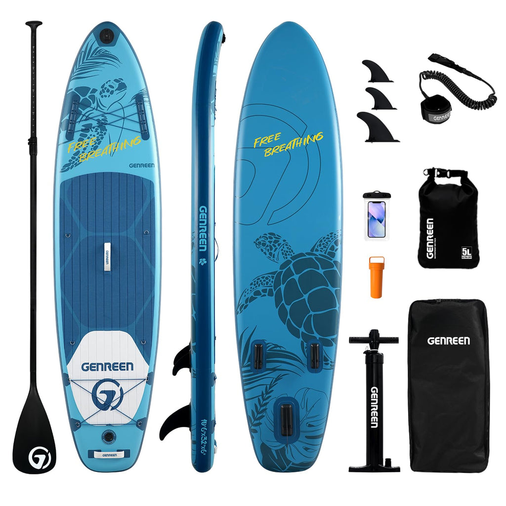 ⏰Limited Time: 50% OFF🌊 Inflatable Stand Up Paddle Board | Complete SUP Kit For Water Adventures