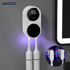Limited Time: 30% OFF🛁 Smart Digital Display Toothbrush Sanitizer with Drying Function for Electric & Manual Toothbrushes🦷