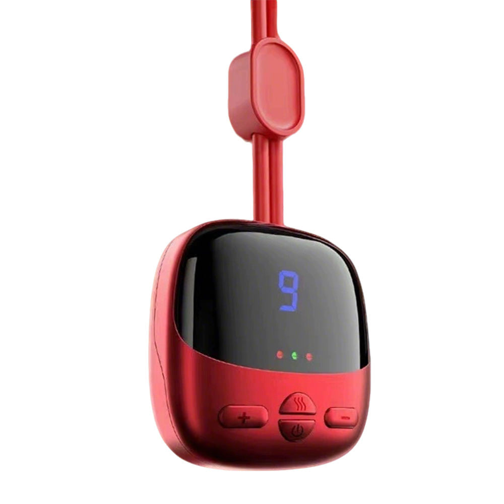 🧘 Pendant EMS Neck Massager with Constant Heat | Portable Cervical Massage Device🔥