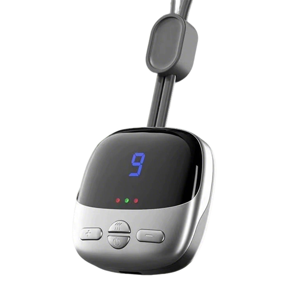 🧘 Pendant EMS Neck Massager with Constant Heat | Portable Cervical Massage Device🔥