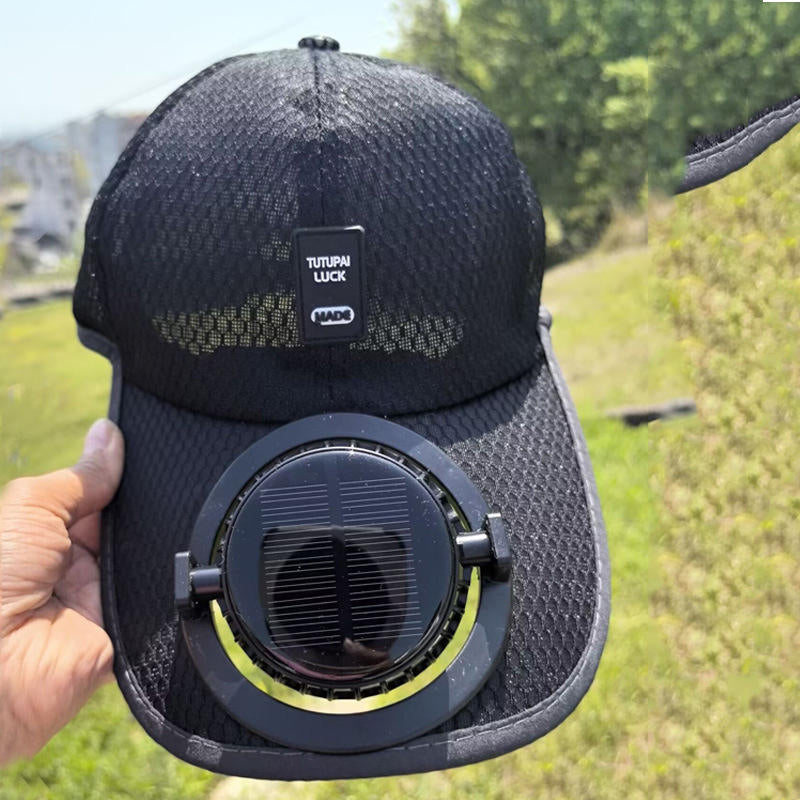 🌞 Solar Powered Fan Sun Hat | UV Protection Wide Brim for Fishing & Outdoor🛡️
